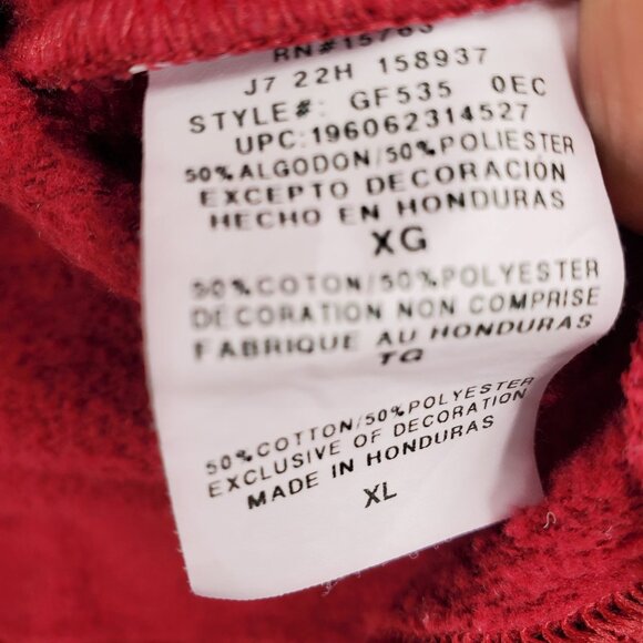 Champion Maroon Women's Long Sleeved Pullover Crewneck Sweater Size XL - Picture 4 of 10